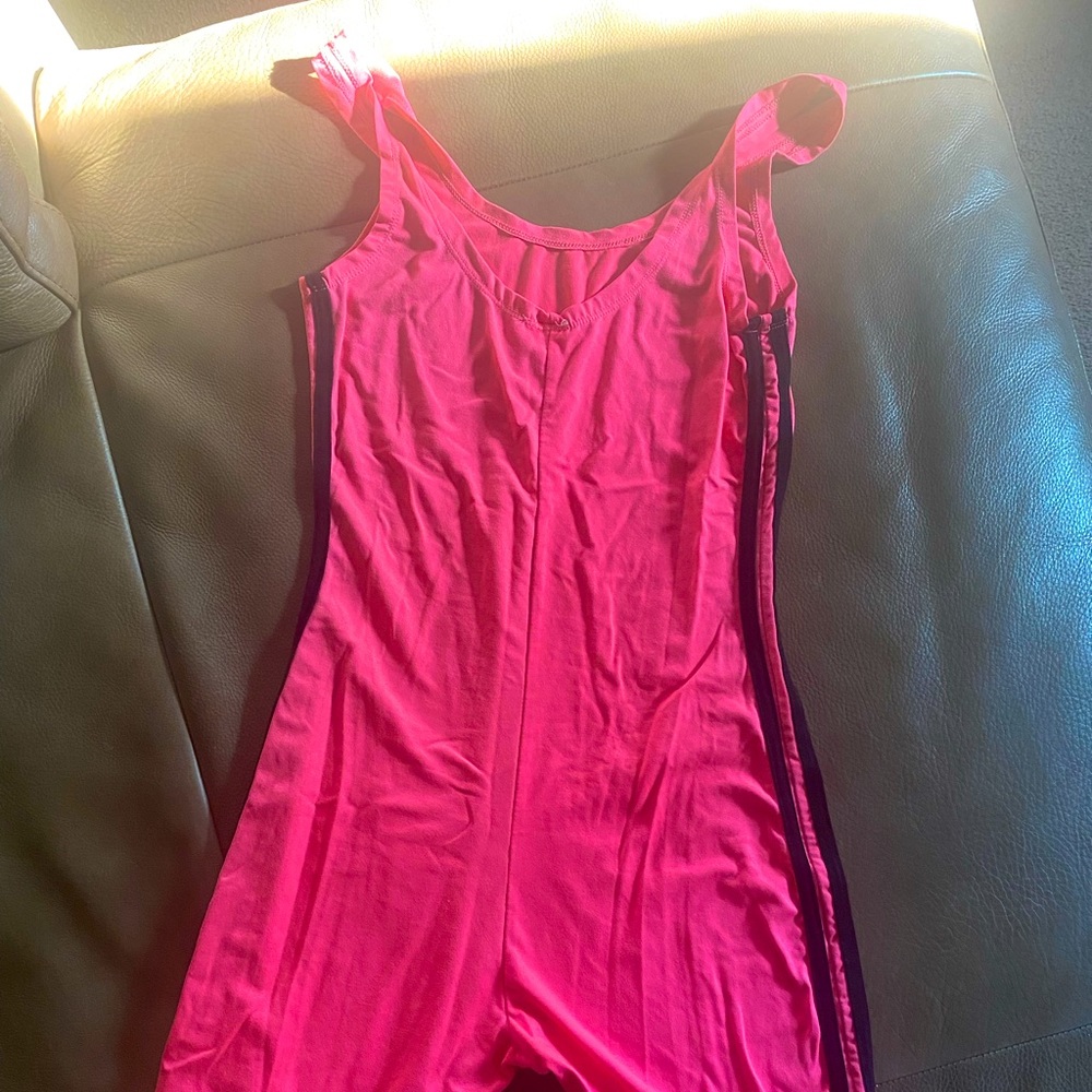 Hot Pink BodySuit, Romper, Womens, Size S